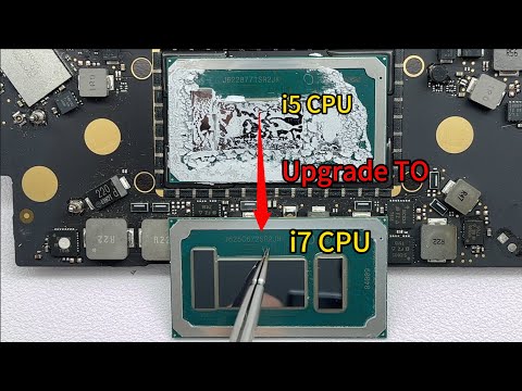 How to upgrade MacBook Pro processor i5 to i7 step by step