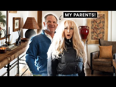 SURPRISE Entryway Makeover for my PARENTS! *24 Hour Transformation*