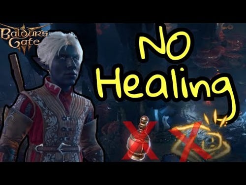 Can You Beat Baldur's Gate 3 Without HEALING?? (ACT 1)!!!