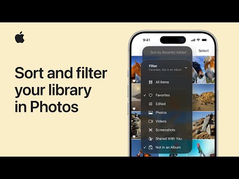 How to sort and filter your library in Photos on iPhone and iPad | Apple Support