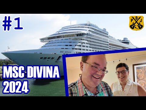 MSC Divina Pt.1 - Safe Cruise Parking, Embarkation, Loyalty Woes, Interior Cabin Tour, Beatles Show