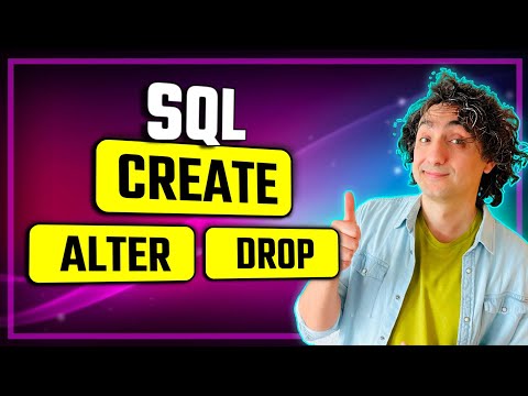 SQL DDL Commands (Visually Explained) | CREATE, ALTER, DROP | #SQL Course 5