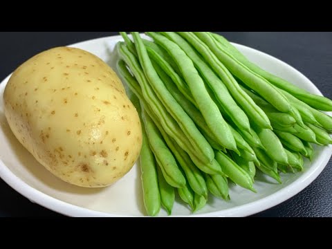 这才是土豆和四季豆好吃的做法,不用油炸,上桌比肉还好吃,太下饭了#美食製作 #美食教程 #美食