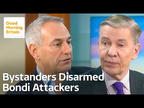 New Footage Shows Two Hero Bystanders Disarming Bondi Attackers