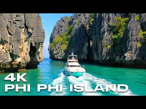 Thailand 4K | Discover Tropical Phi Phi Island and Turquoise Waters With Deep House Chill