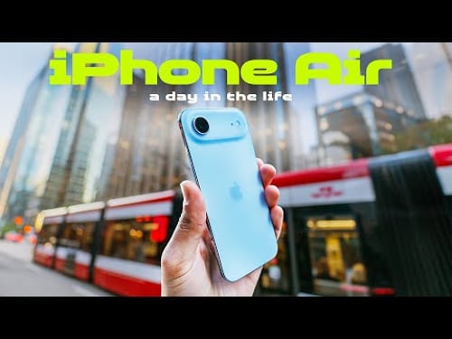 iPhone Air - A REAL Day In The Life + Camera & Battery test!