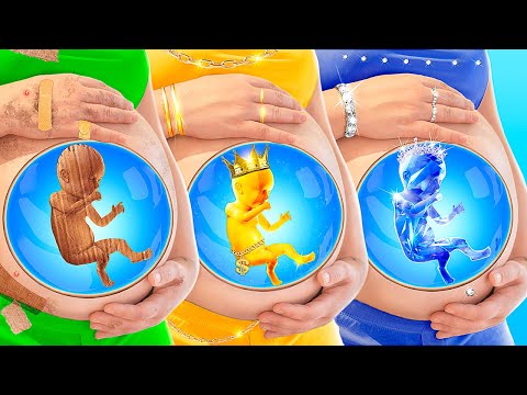 Богатая vs бедная vs гига богатая беременная!