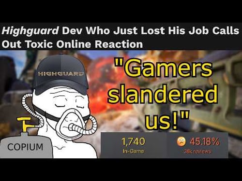 Highguard Dev blames GAMERS for its failure....