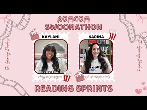 RomCom Swoonathon Reading Sprints with The Swoony Readers 💖🎬✨