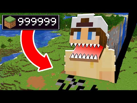 Minecraft, But I EAT My Friends World...