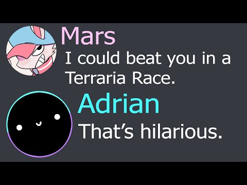 A Terraria YouTuber thought he could beat me in a Randomizer Race...