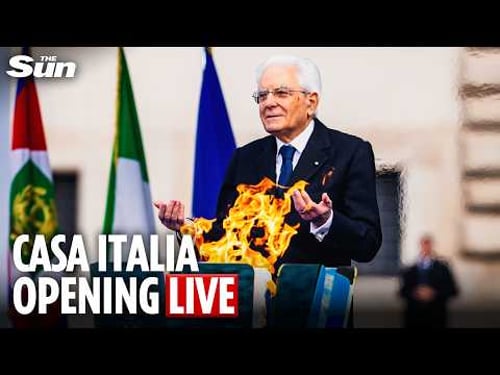 LIVE: President Mattarella inaugurates ‘Casa Italia’ for Milano Cortina 2026