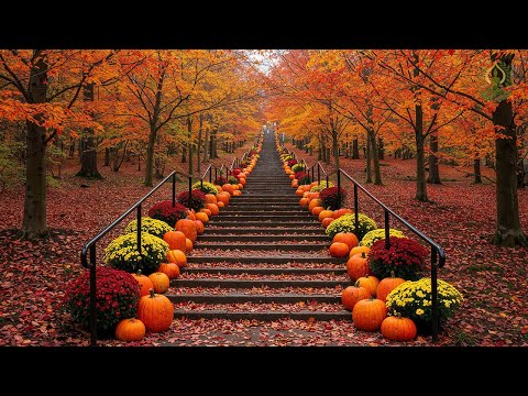 (No Ads) Beautiful Relaxing Music 🍁 Autumn Melodies for Deep Sleep,Stress Relief & Emotional Healing
