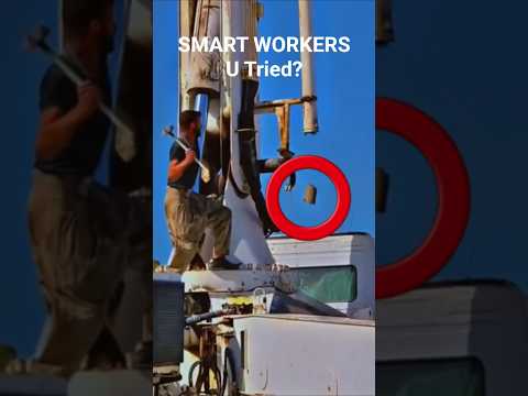 U Tried 💀? Smart Workers Tricks 2 |Hard Tips #funny #construction #shorts