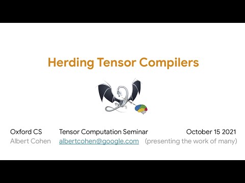 Albert Cohen: Herding Tensor Compilers