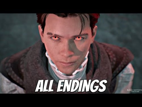 Hogwarts Legacy - All Endings (Ending, Evil Ending, True Ending) 2023 4K 60 FPS