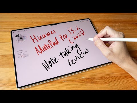 Huawei MatePad Pro 13.2 (2025) Handwriting Note Taking Test