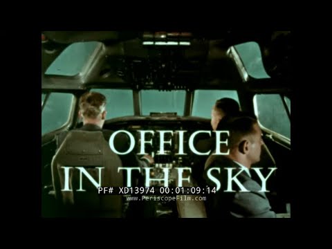 1960’s UNITED AIRLINES PILOT RECRUITMENT & TRAINING FILM “OFFICE IN THE SKY” DC-8 MAINLINER XD13974