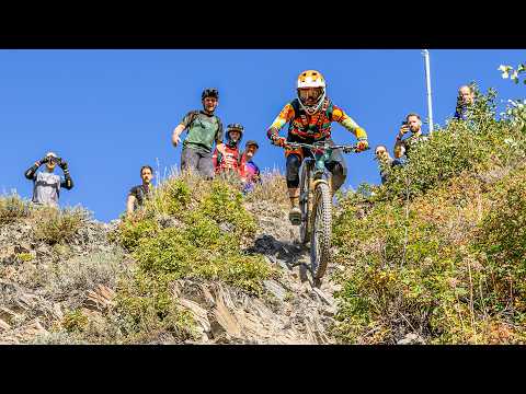 This is the steepest trail I've ever raced (Trans BC Enduro)