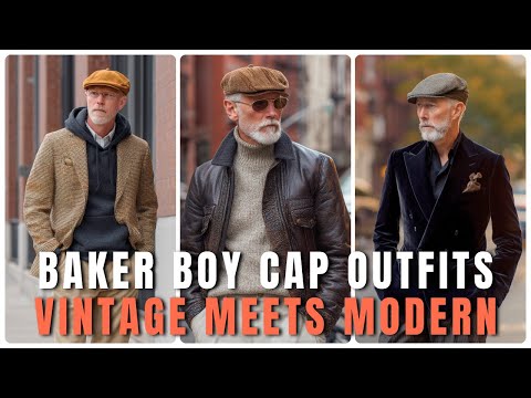 Vintage Meets Modern: 20 Baker Boy Cap Outfits for Older Gentlemen This Winter - men's fashion
