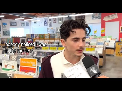 sorry timothee chalamet, i didn't know you were cool like that