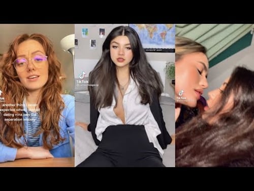 lesbian tiktok because she said YES to being my girlfriend - LGBTQ+ - wlw/bi