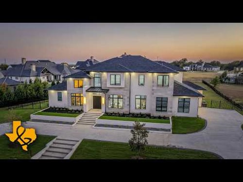 TOURING A $2.45M FUTURISTIC TEXAS MANSION with a WILD SURPRISE