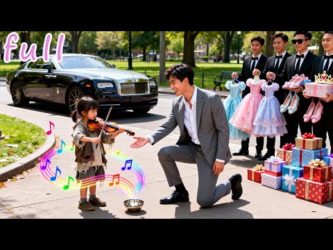 Poor girl sings on street for money–CEO hears, recognizes daughter,takes her to mansion as princess!