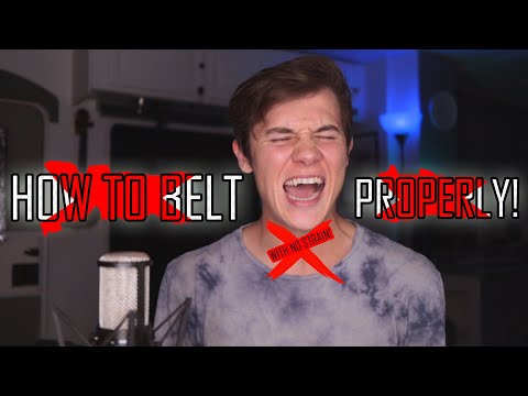 How to Belt High Notes Without Strain (Pull Chest OR use Mixed Voice?)