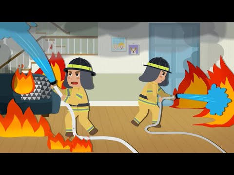 РОБОКАР ПОЛИ - Спасибо, мистер пожарный! (24 серия) Рой и правила пожарной безопасности