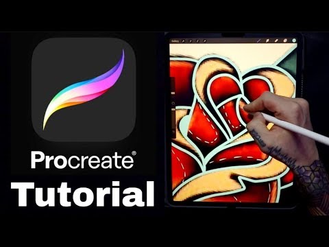 How To Draw Tattoo Stencils In Procreate