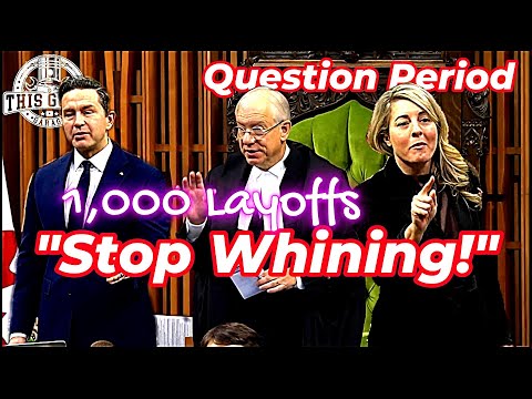 🚨 Liberals Hammered on 1,000 Layoffs – Joly Snaps "Stop Whining!" QP Meltdown!