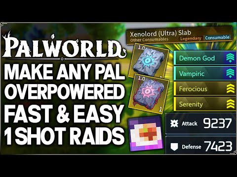 Palworld - How to Make ANY Pal 1 Shot EVERYTHING Feybreak - Easy Ultra Raids & Player Power Guide!