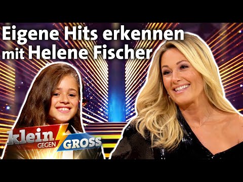 Erkennt Helene Fischer ihre eigenen Songs? Giulia (10) vs. Schlager-Star | Klein gegen Groß