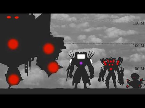 Skibidi Toilet | Ultimate Size Comparison 2025 (Episode 1-79)