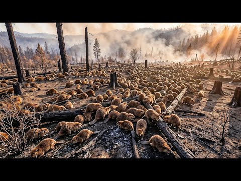 US Kidnapped 3,000 Beavers And Released In Burnt Forest — 16 Years Later, Shock