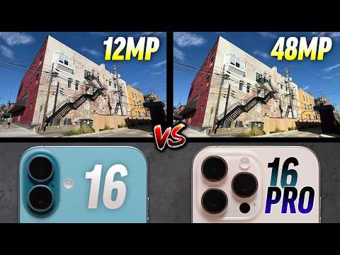 iPhone 16 vs 16 Pro Camera Test - SHOCKING Differences!
