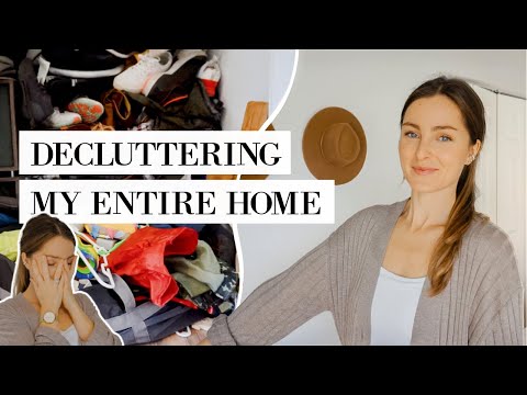Decluttering my ENTIRE HOME | getting rid of stuff + stress