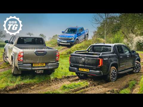 Pick-Up Test: Ford Ranger vs Toyota Hilux vs VW Amarok