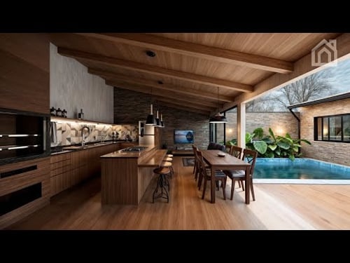 Casa Com 3 Quartos e Uma Área de Lazer com Varanda Gourmet e Garagem. 10x20 P01