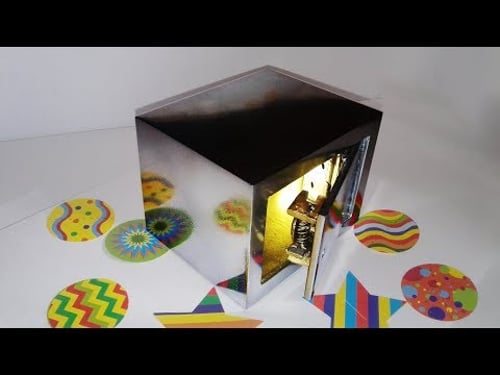 Сейф-сувенир из ржавого швеллера