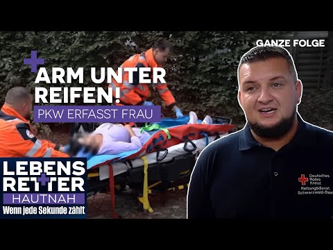 Arm unter Reifen! Frau von Auto erfasst in Villingen-Schwenningen | Lebensretter hautnah | SAT.1