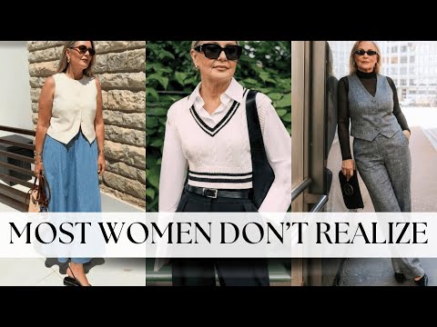 The Elegant Trick Women Over 60 Love - How to Wear and Style a Vest in 2026