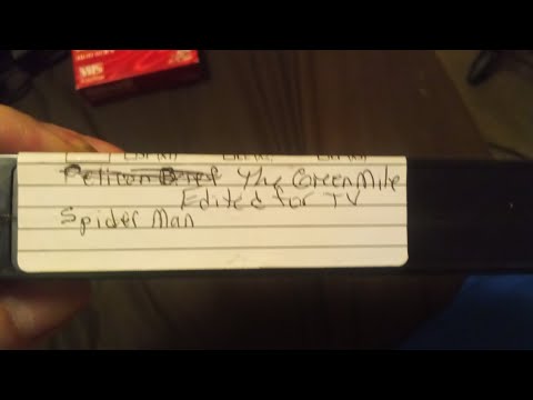 Contents of Blank Tape With Mostly TV Movie Broadcasts (Late '01, Early '02)