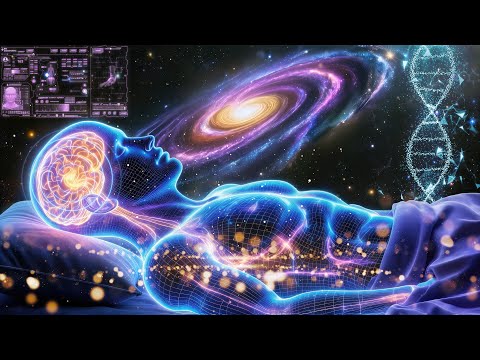 432Hz + 528Hz | The DEEPEST Healing Sleep: Whole Body Regeneration, Release of Melatonin and Toxin