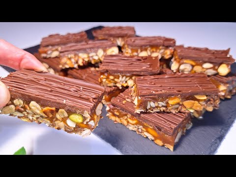 A chocolate dessert filled with nuts and seeds that everyone will love! No baking, no flour