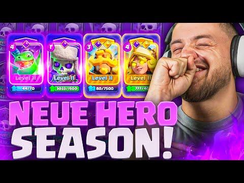 😨🤯HEROES sind DA! - GEILSTES Friedhof DECK! | Clash Royale NEUE SEASON!