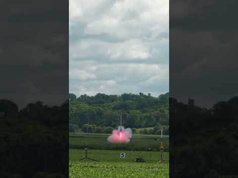 Sometimes the red motor just hit hard! #rocketry #science #solidpropulsion #ldrs