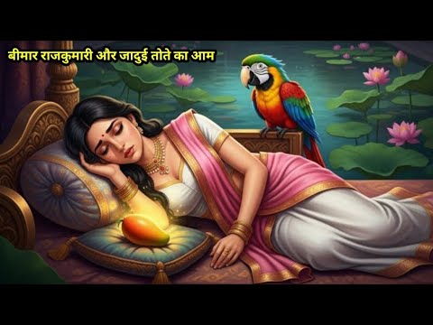 बीमार राजकुमारी और जादुई बोलने वाले तोते का जादुई आम | प्रेरणादायक कहानी | Hindi Moral Story