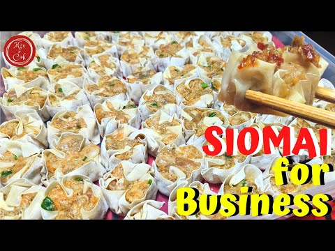 Sikreto sa napakasarap na Siomai na hindi humihiwalay ang wrapper sa laman